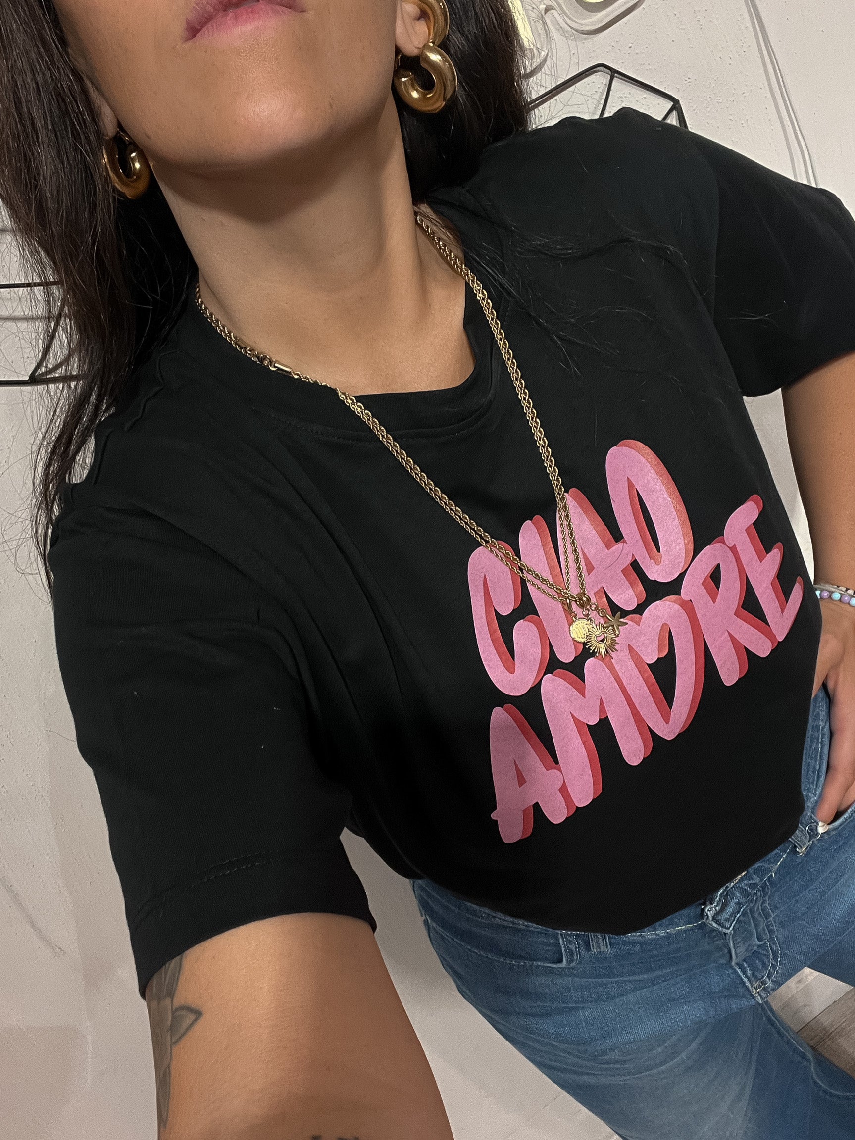 T-Shirt “Ciao Amore” Nero