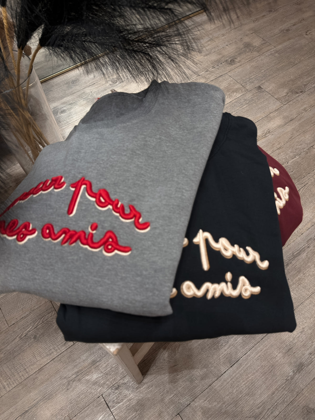 Felpa Kontatto “Amour pour mes amis” +colori