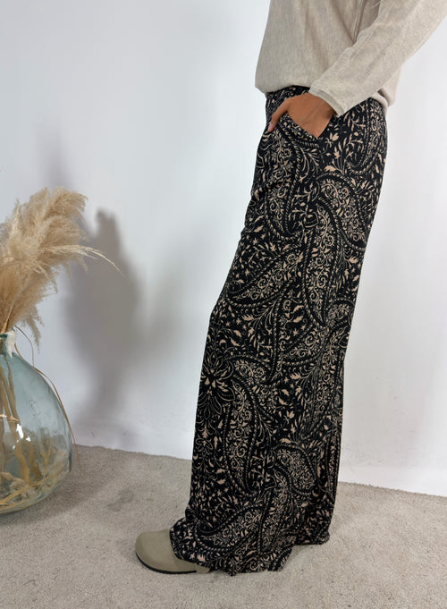 Pantalone Fluido Damasco Surkana