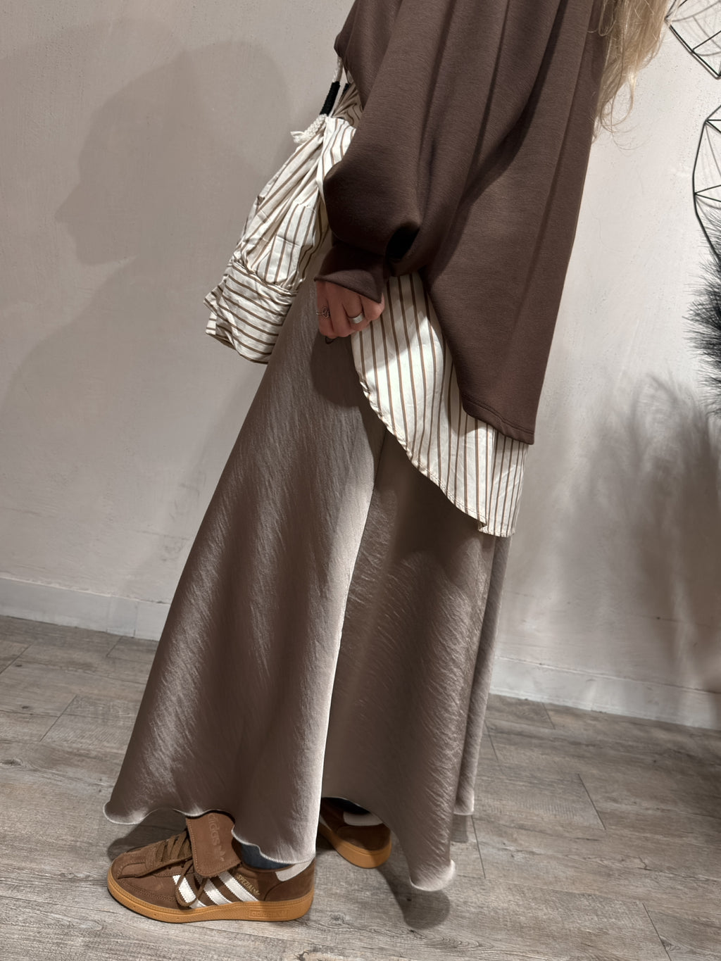 Gonna Midi Satin +Colori