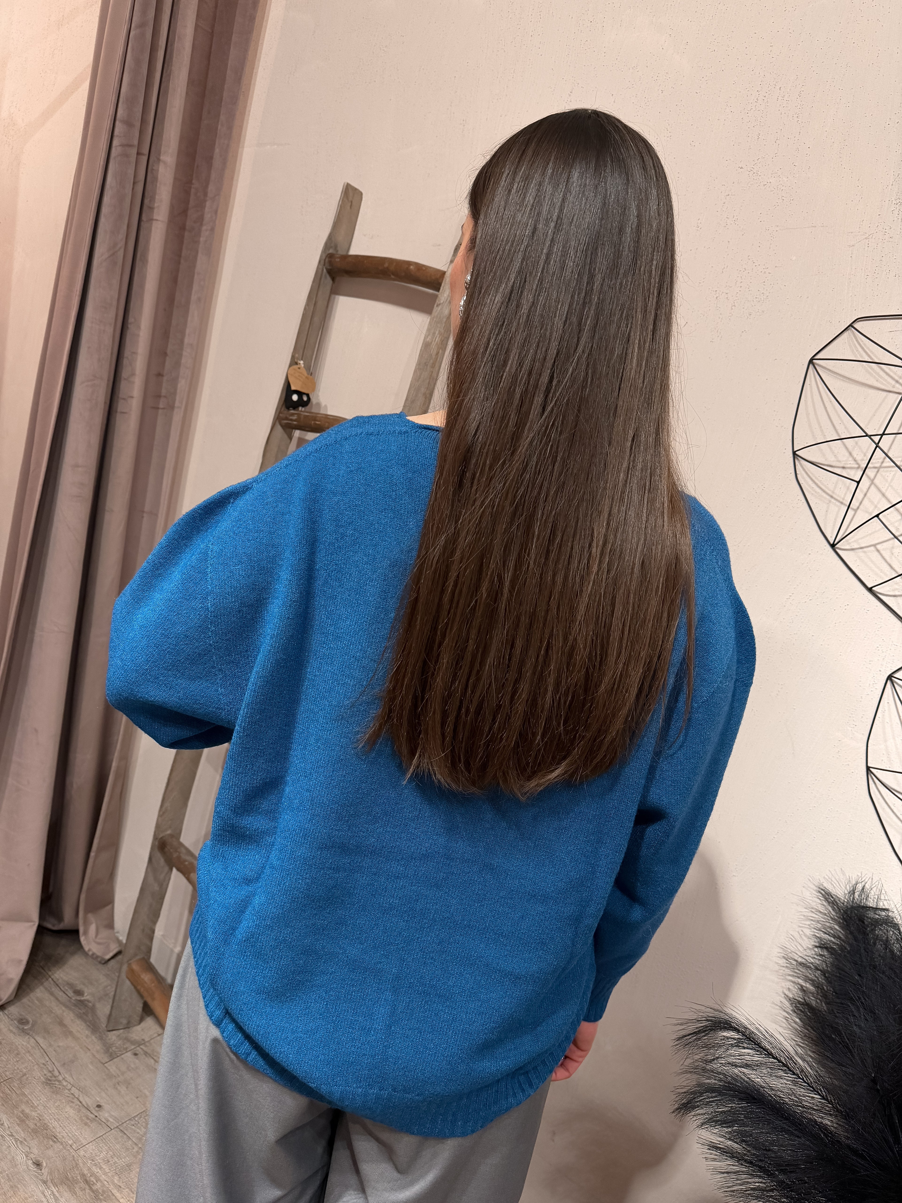 Maglione Scollo a V Kontatto +Colori