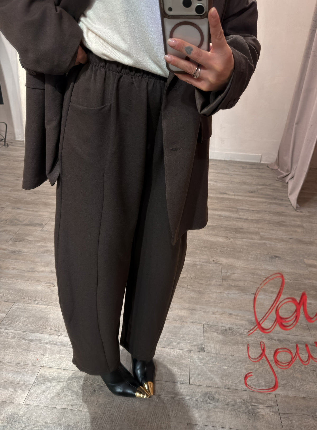 Pantalone Carota tasche Ginevra +colori