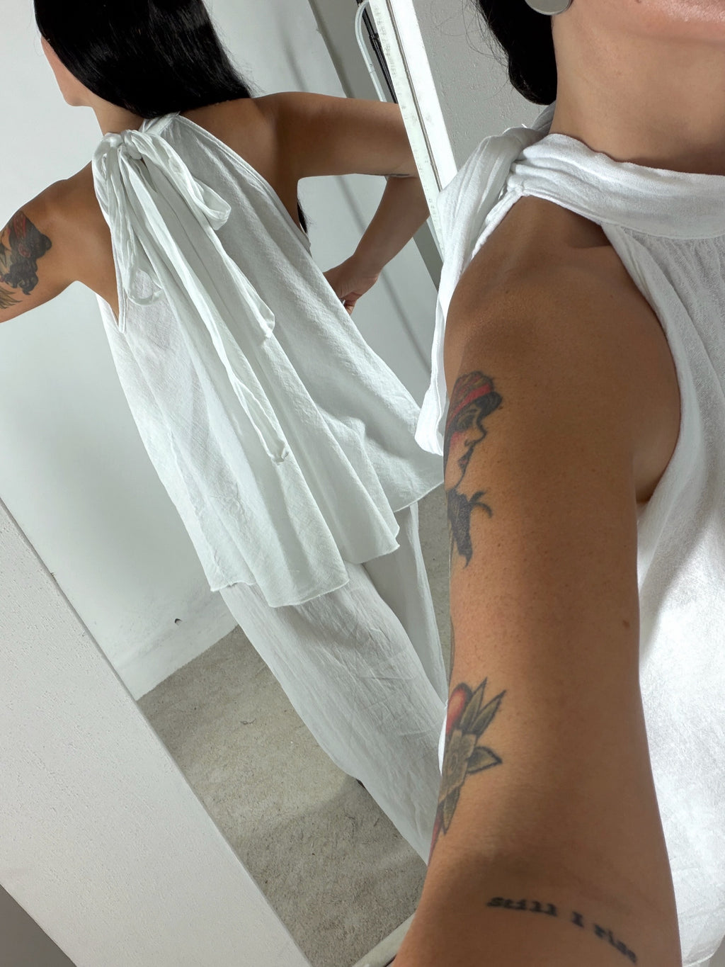 Top America Lino Garza Bianco