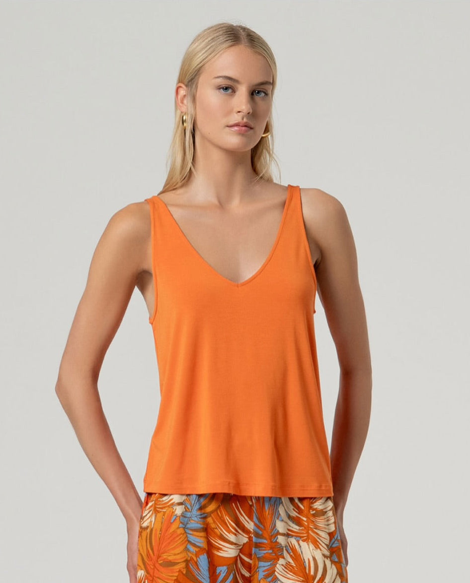 Canotta Bamboo Surkana Arancio