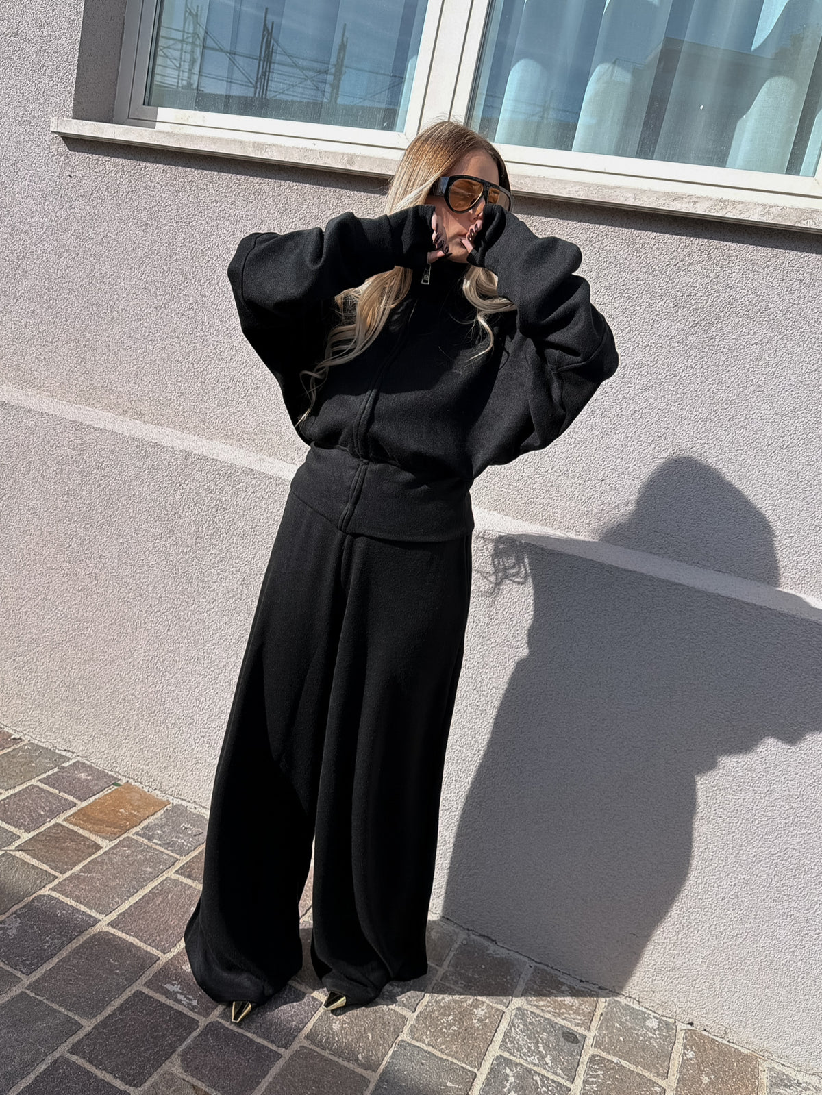 Pantalone Palazzo Maja Nero Kostumn1