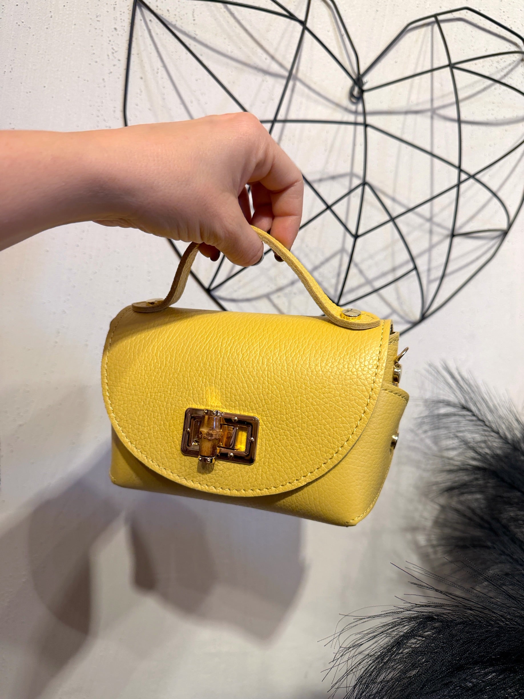Mini Bag Bauletto Vera Pelle +Colori