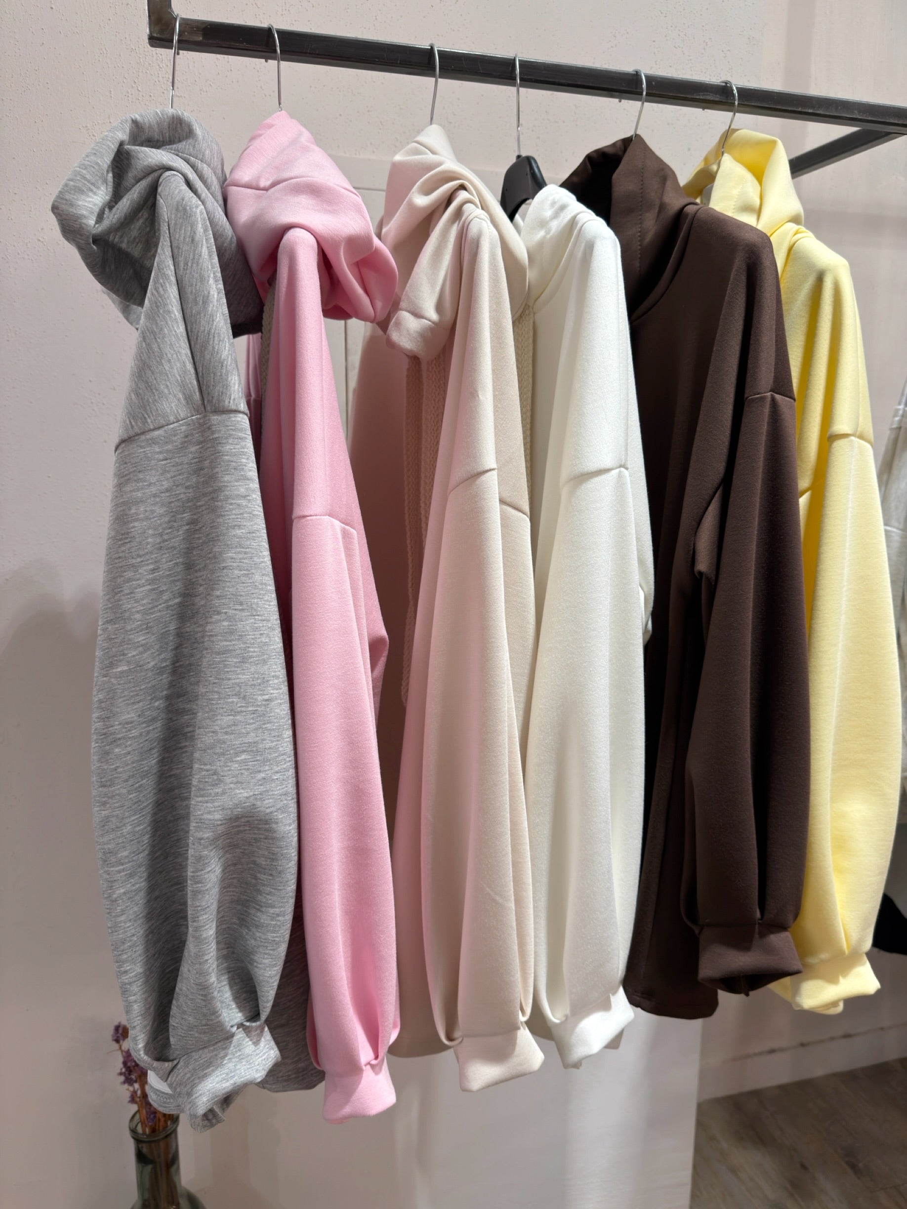 Felpa Trapezio Modal +Colori