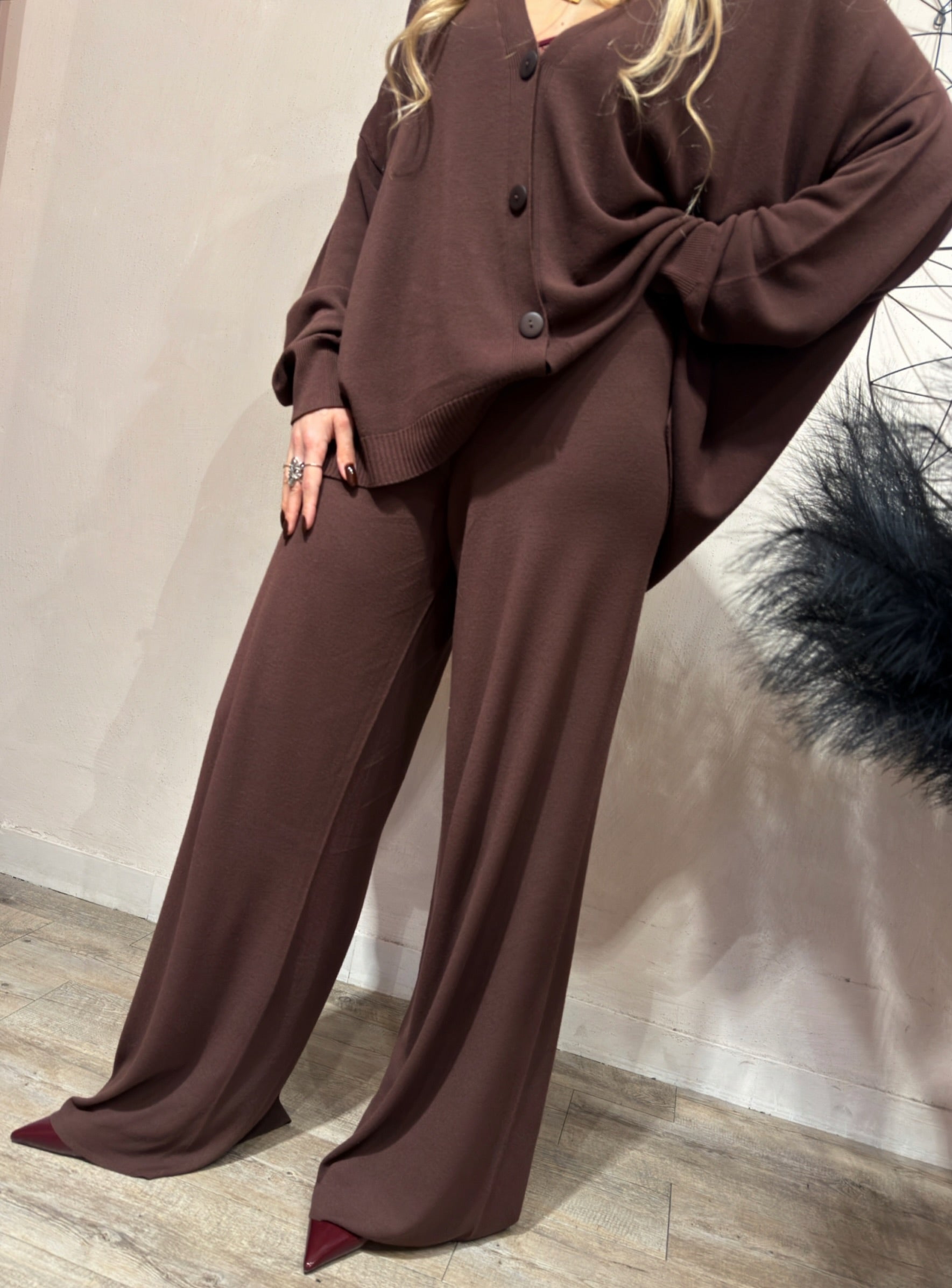 Pantalone Viscosa Kontatto Moro