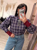 Camicia Check Spallina Kontatto