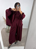 Set Afrodite Modal Giacca+Panta Balloon Ribes