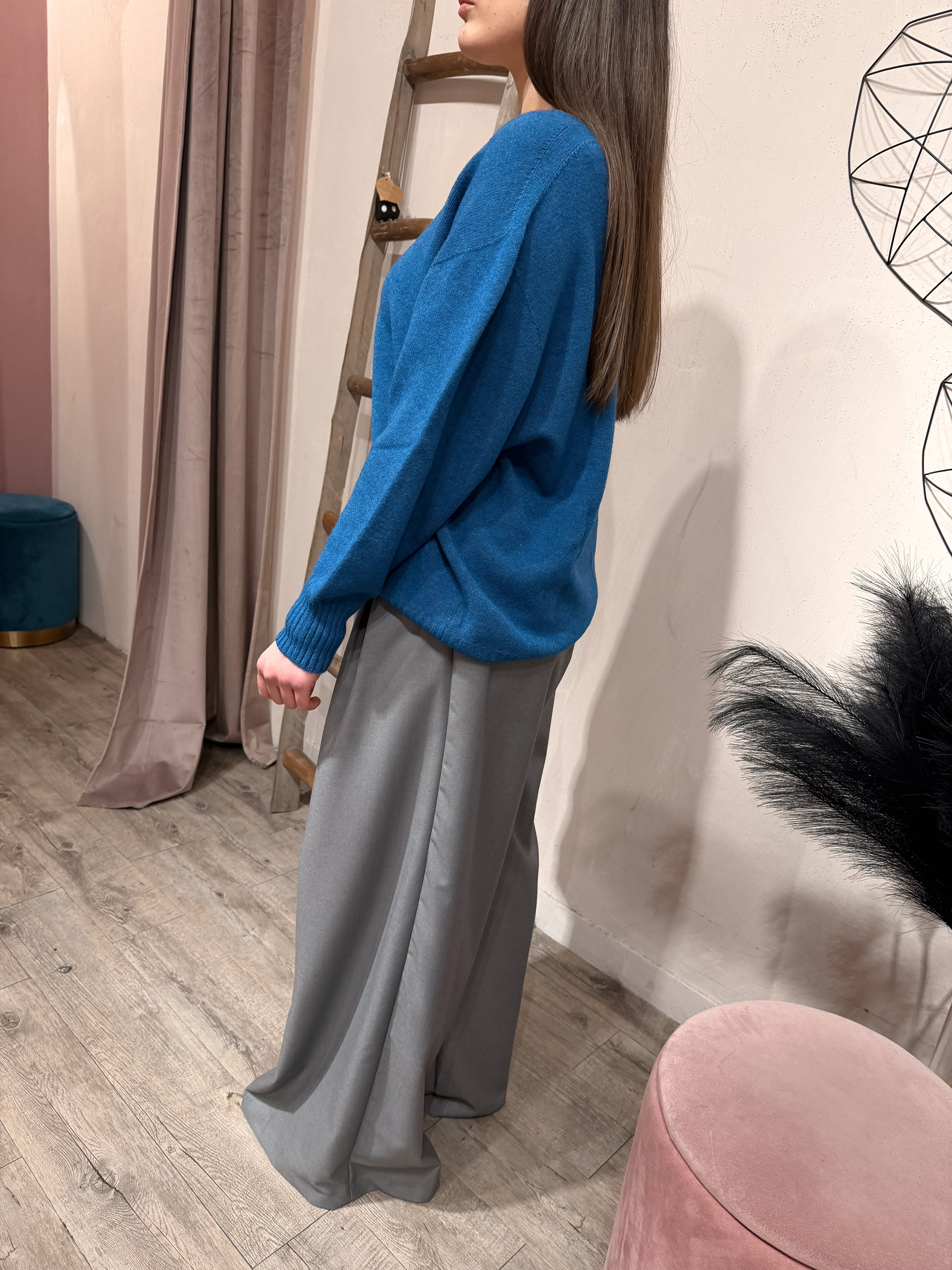 Maglione Scollo a V Kontatto +Colori