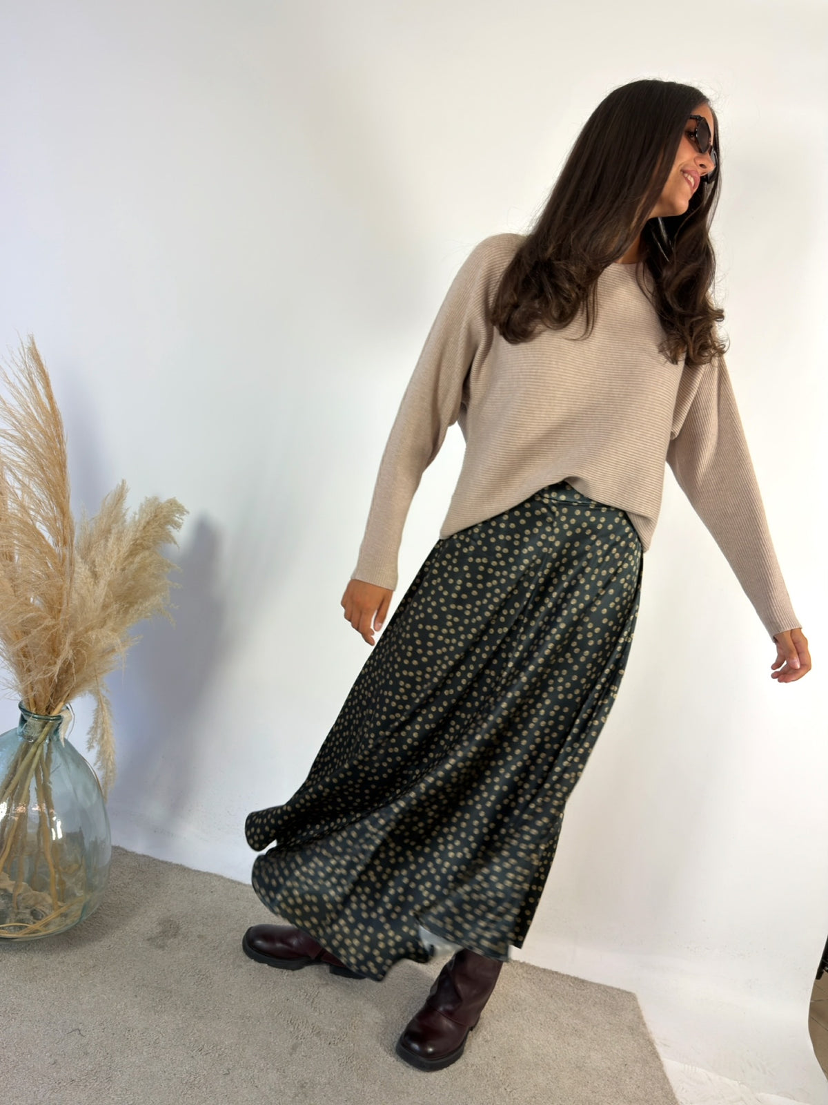 Maxi Maglia Coste Viscosa Stretch Compania Fantastica +colori