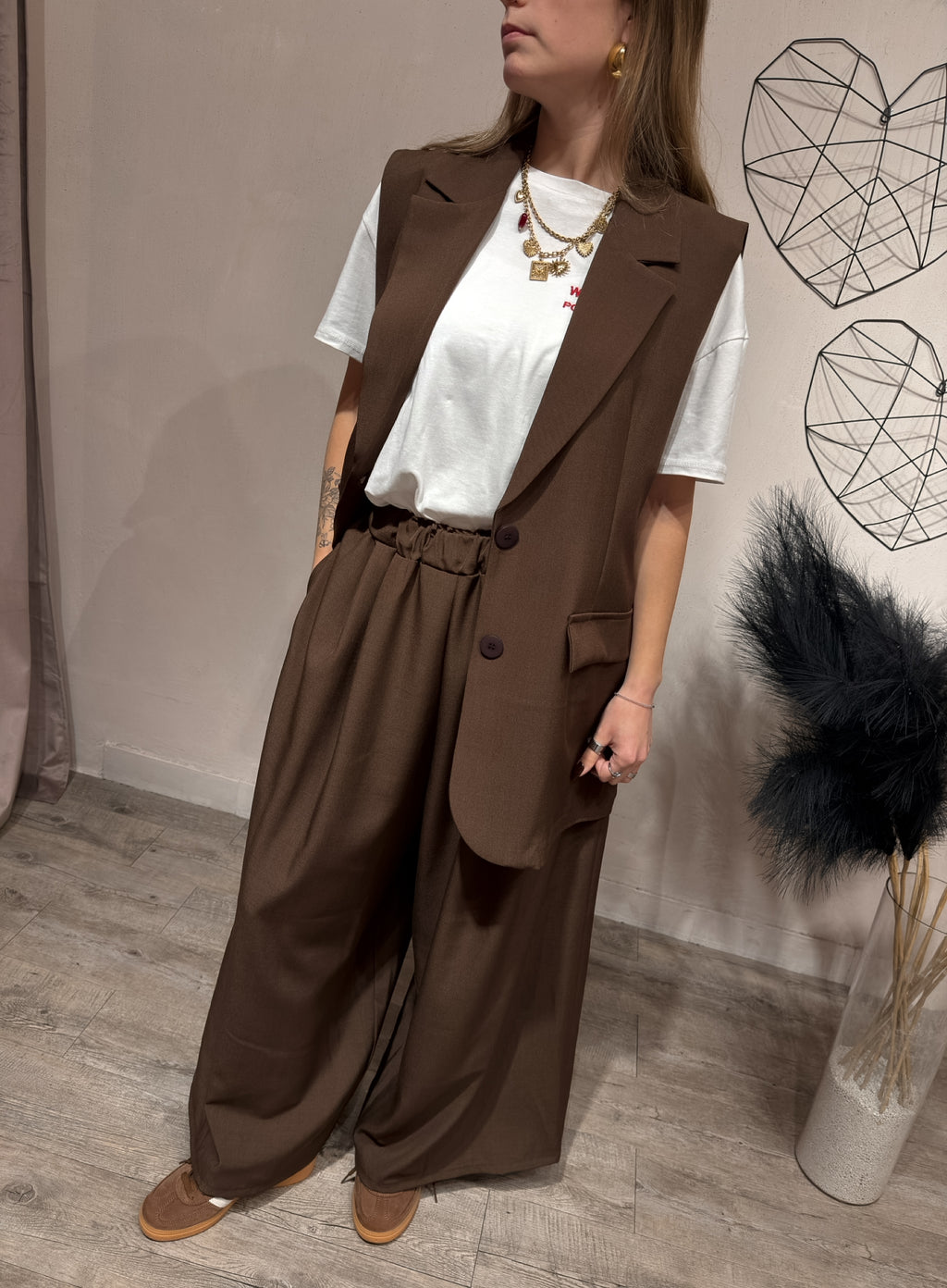 Gilet Ginevra Oversize +colori