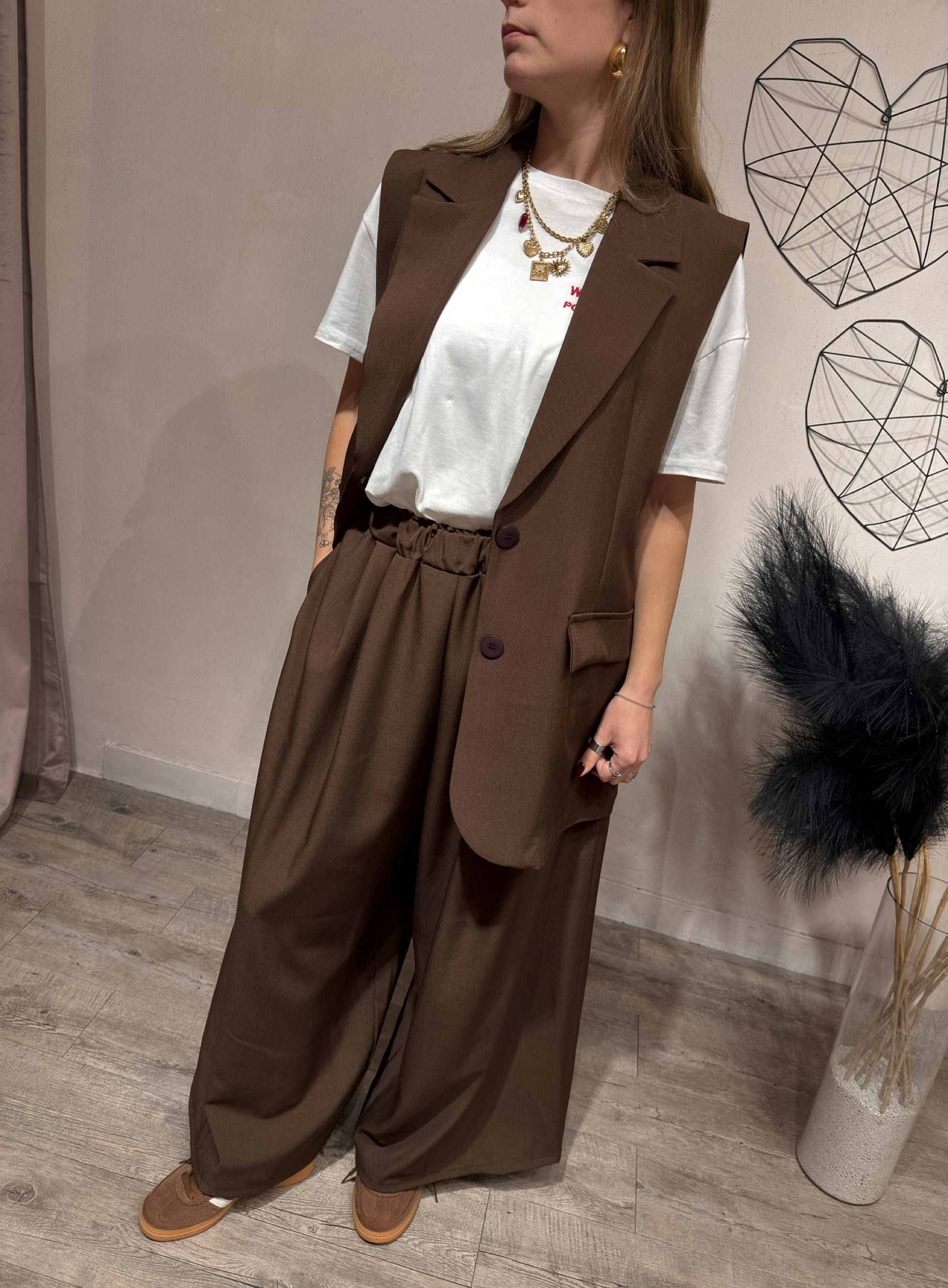 Gilet Ginevra Oversize +colori