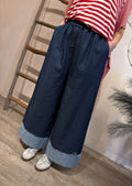 Jeans Stretch Risvolto B/Scuro Miranda
