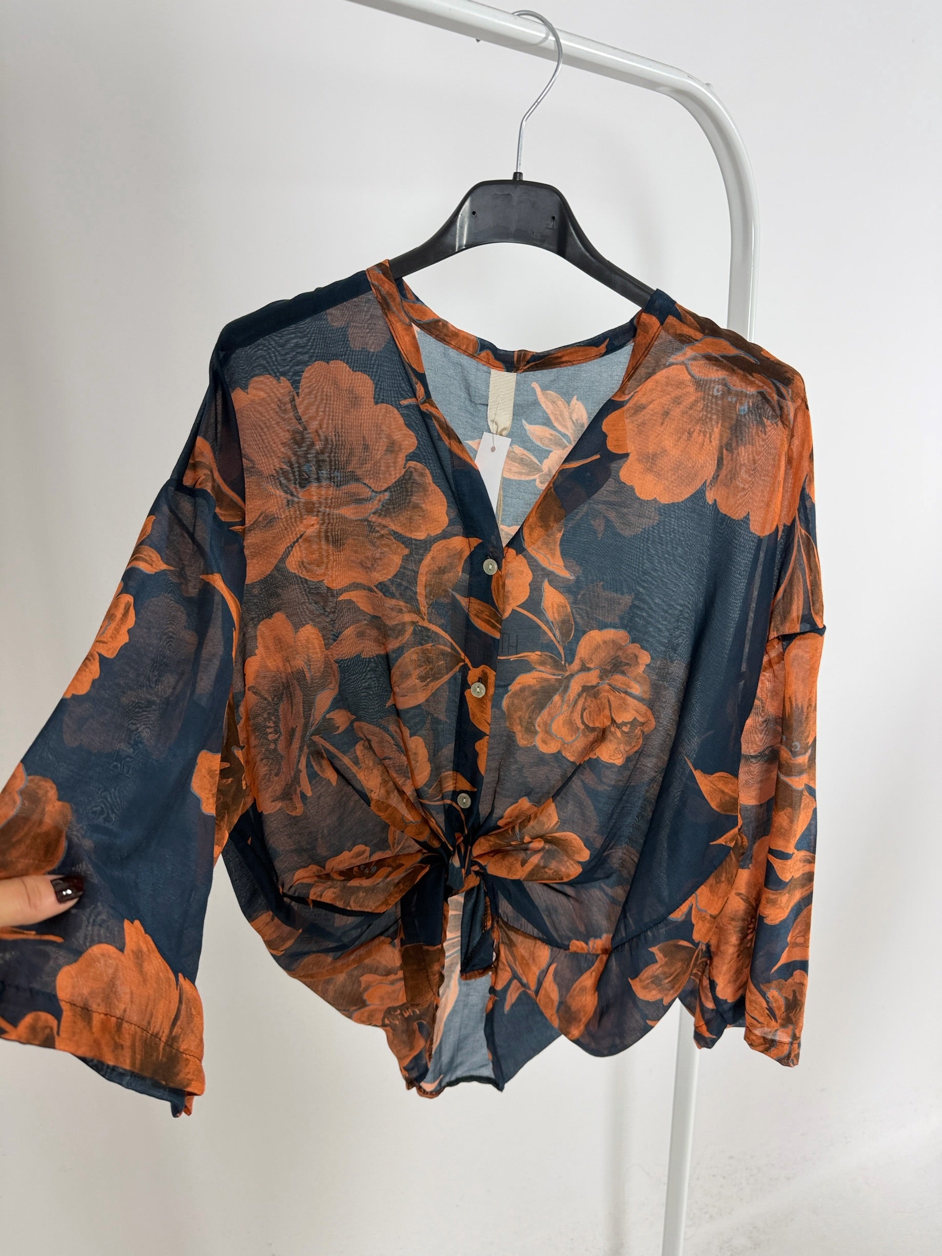 Camicia Misto Seta +Fantasie
