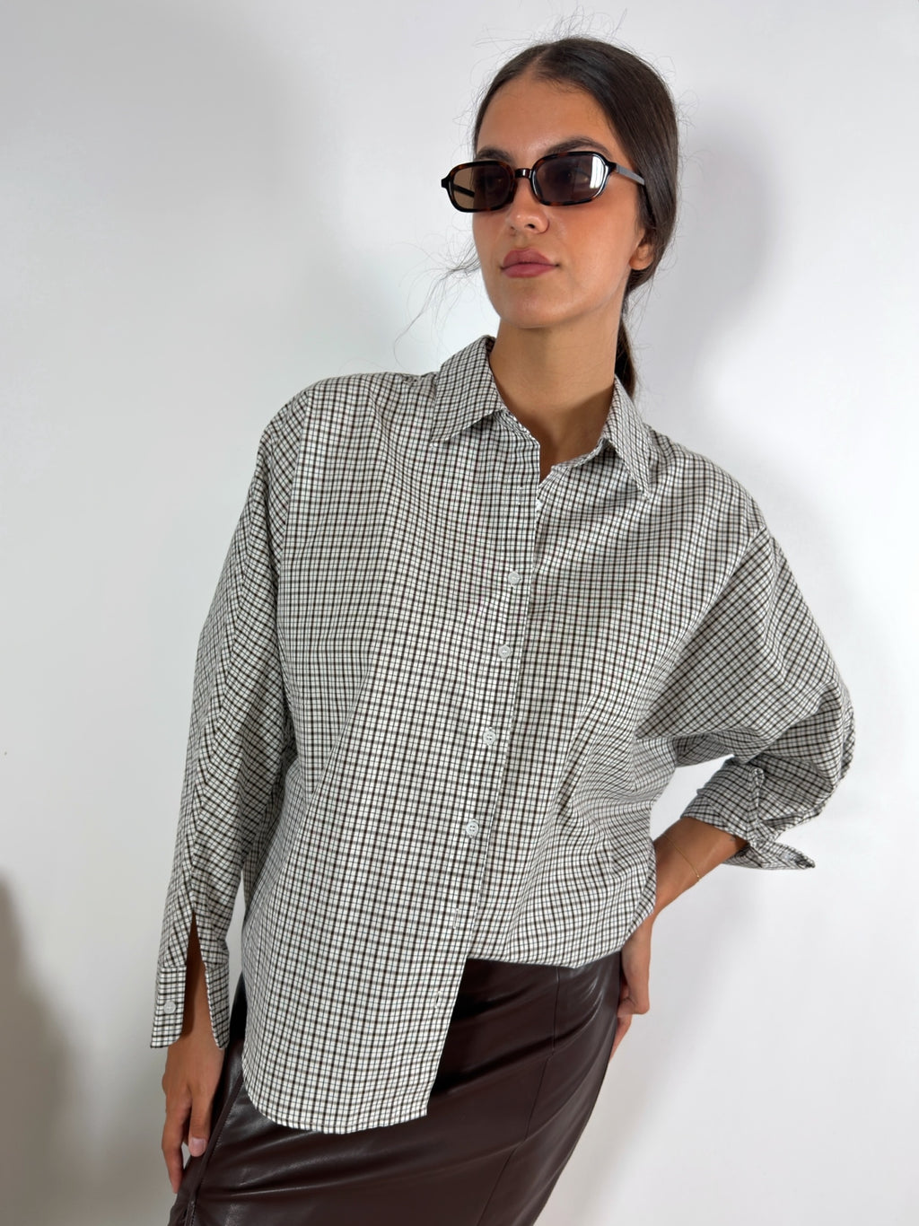 Camicia Boyfriend Check Wild Pony