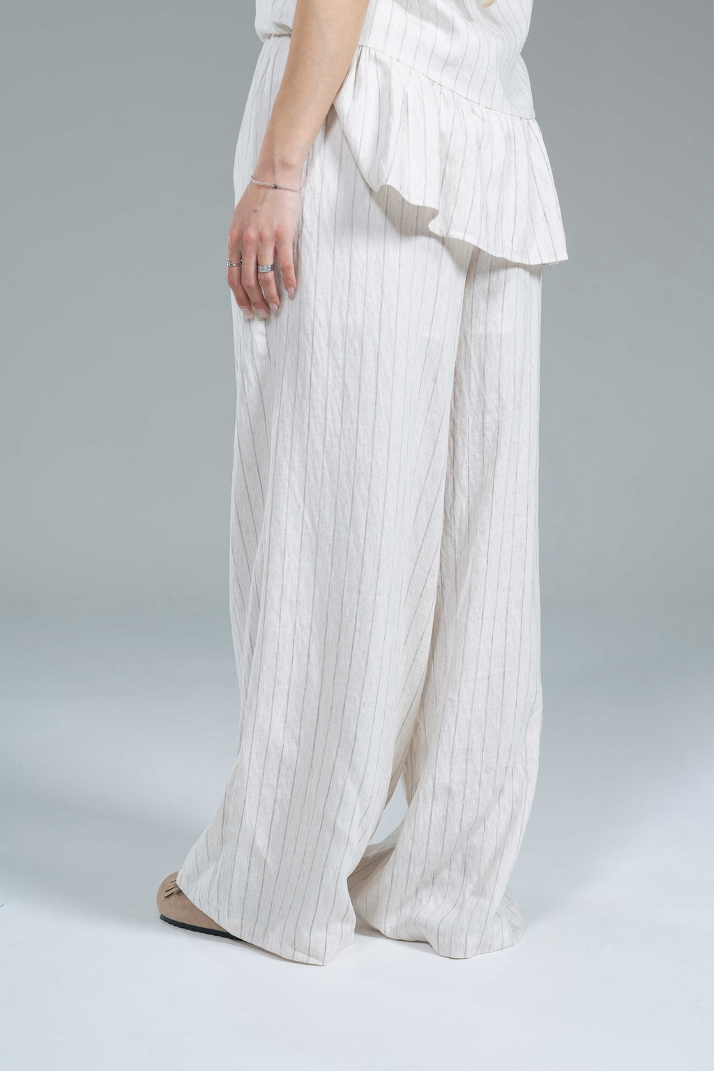 Pantalone Palazzo Gessato Glamorous