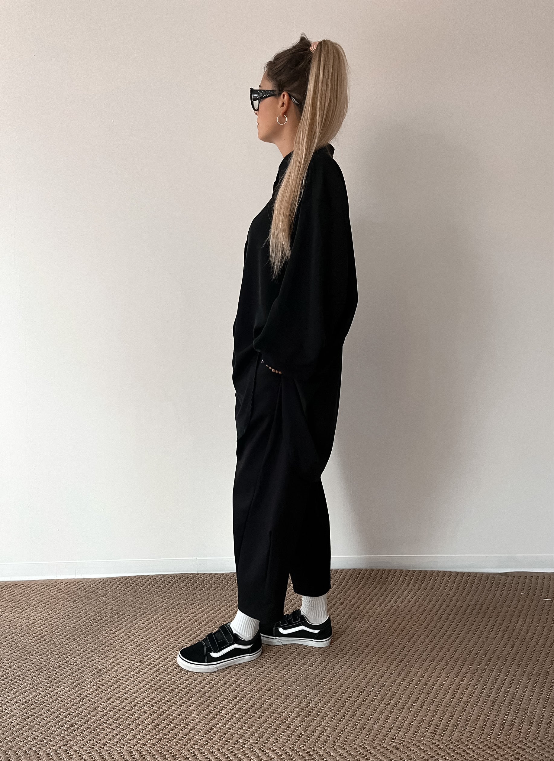 Maxi Camicia Drusilla Nero