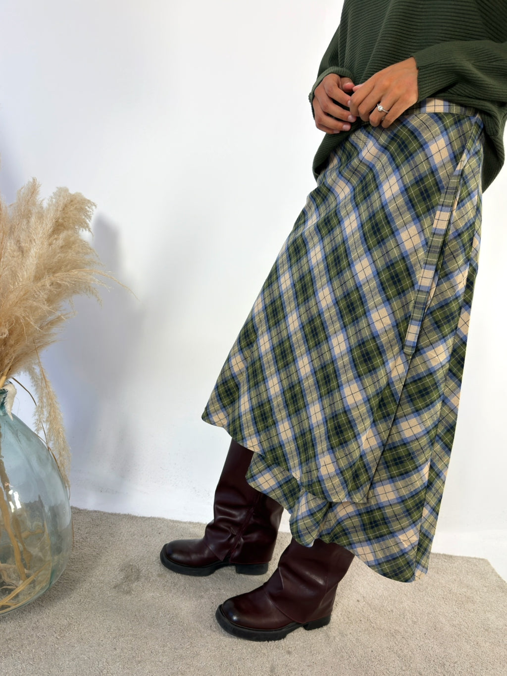 Gonna Portafoglio Tartan Militare Compania Fantastica
