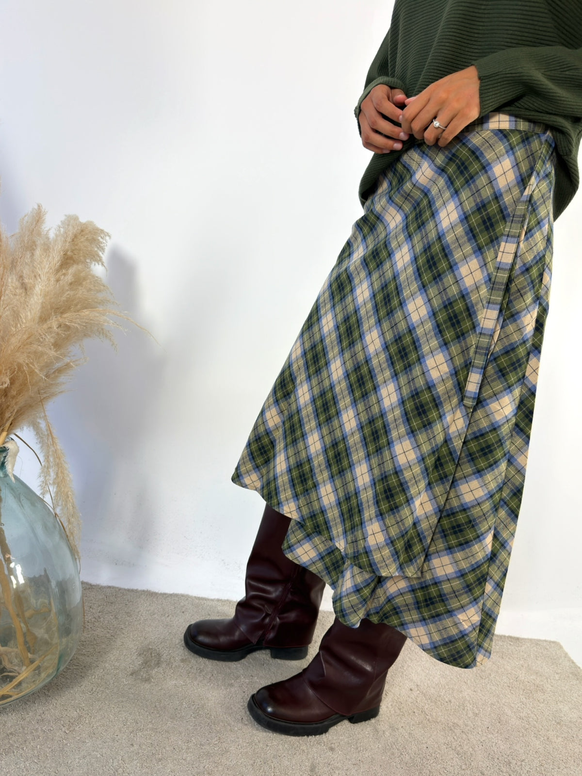 Gonna Portafoglio Tartan Militare Compania Fantastica