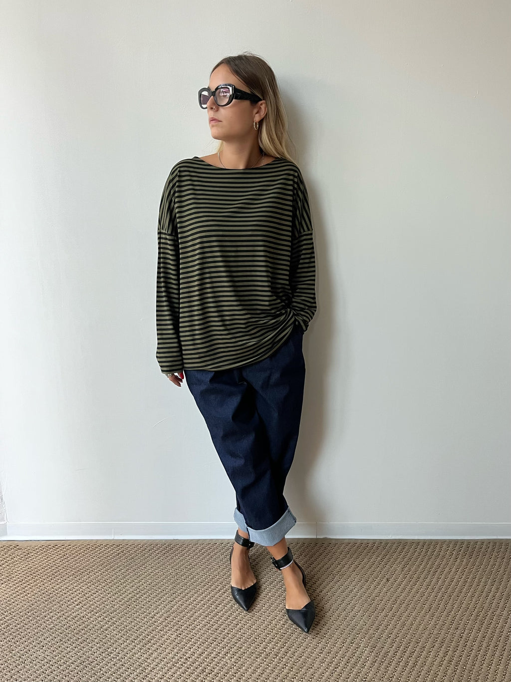 T-Shirt Righetta Verde Militare