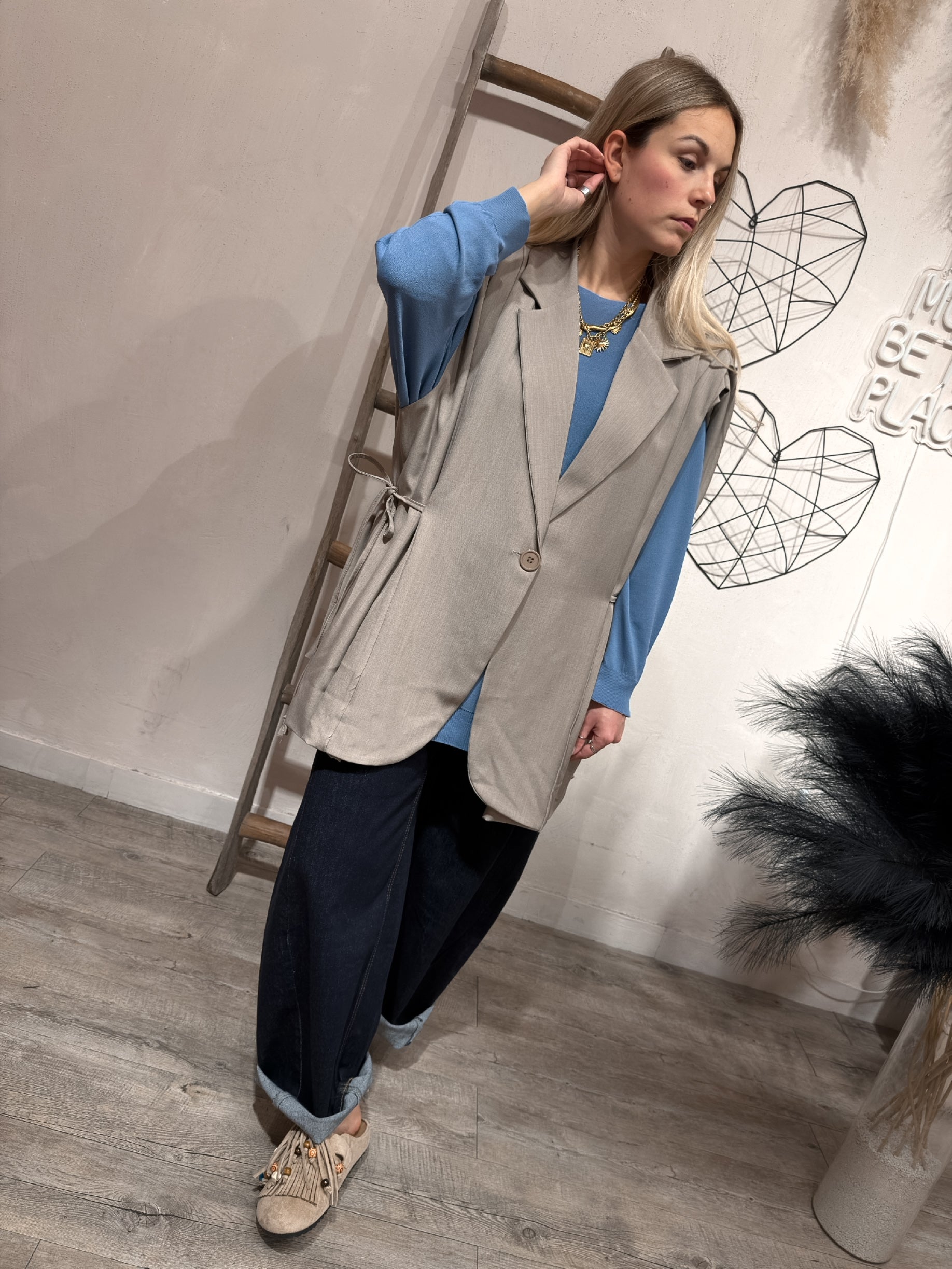 Maxi Gilet Arriccio +colori