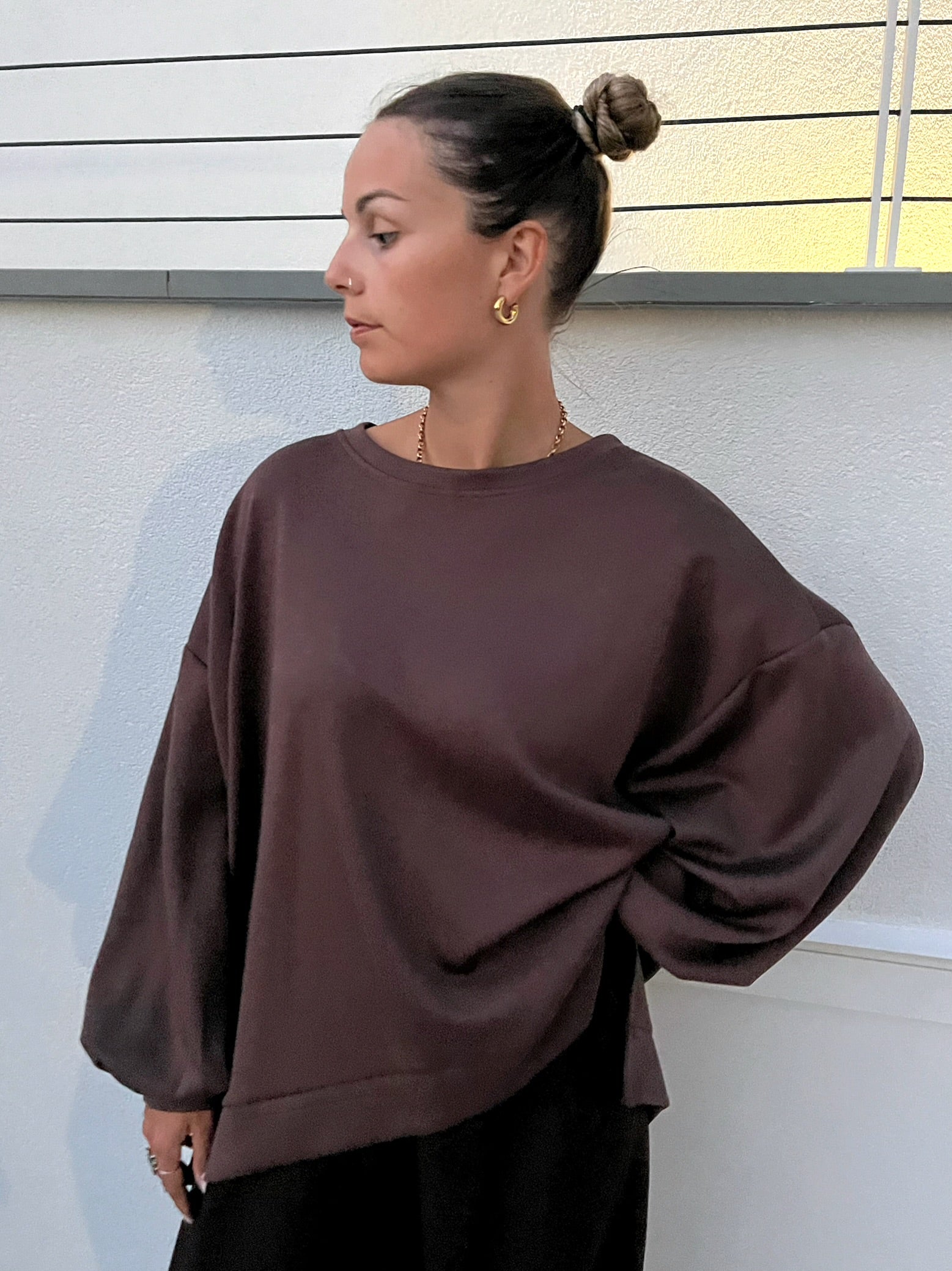 Felpa Oversize Scuba +colori