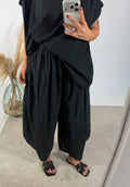 Pantalone Barbara Cotone Nero