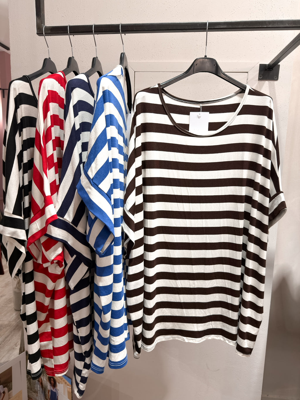 Maxi T-shirt Righe +colori