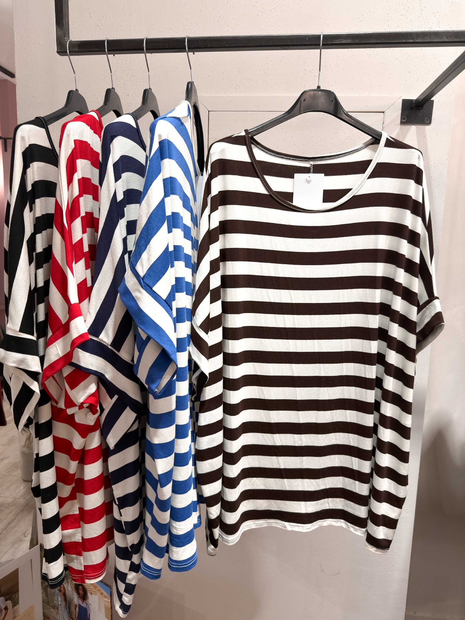 Maxi T-shirt Righe +colori