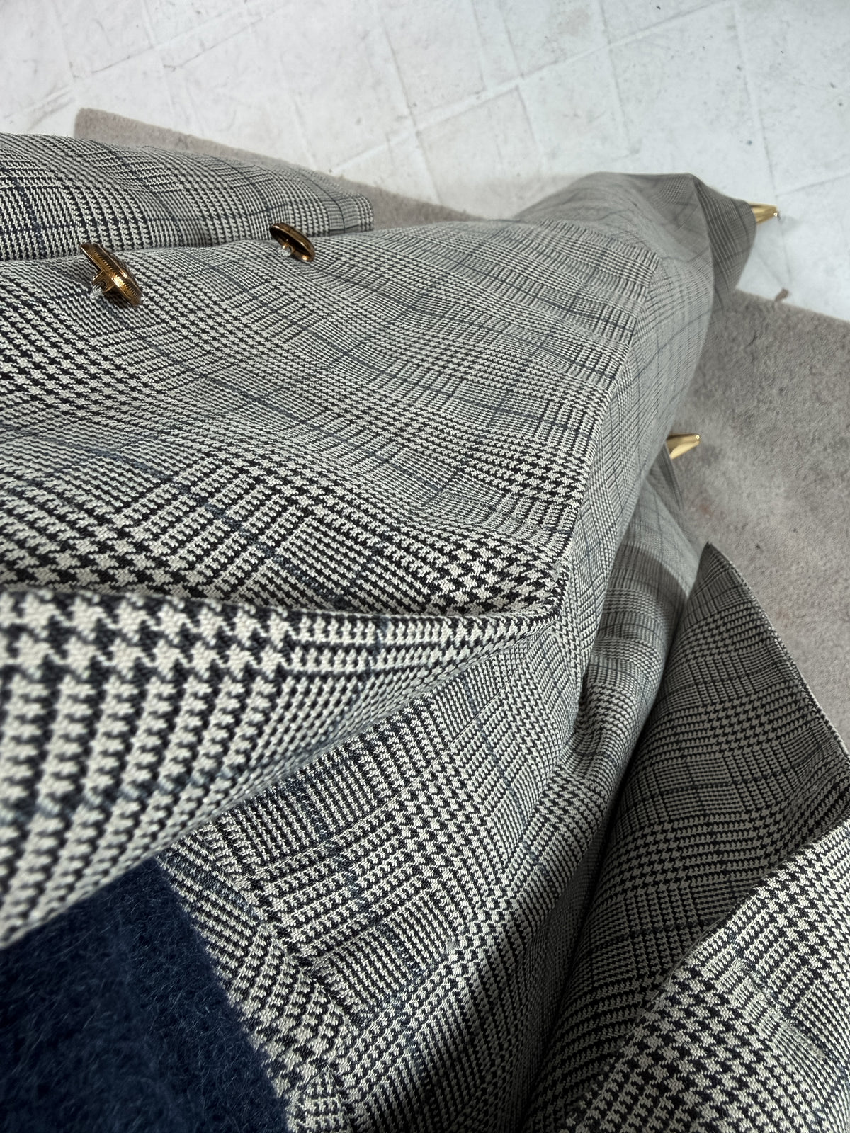 Blazer Marines Pied De Poule Glamorous