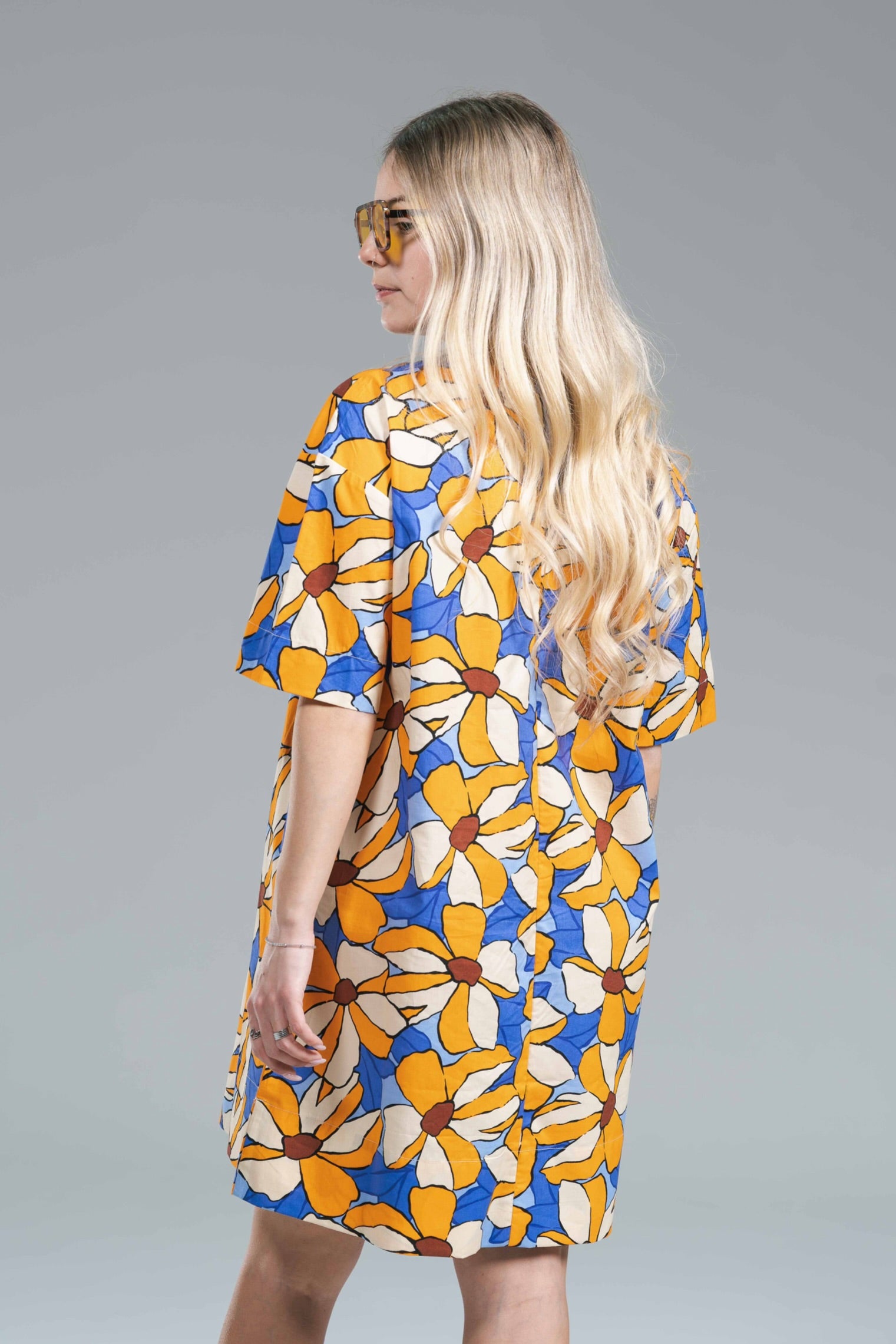 Mini Abito Flowers Cotton Compania Fantastica