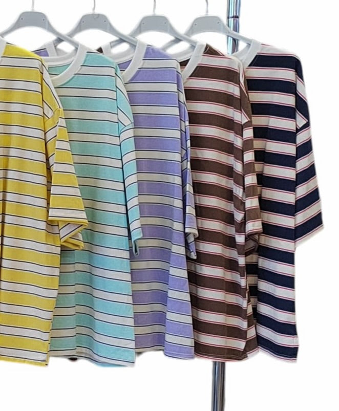 Maxi T-Shirt Stripes +colori