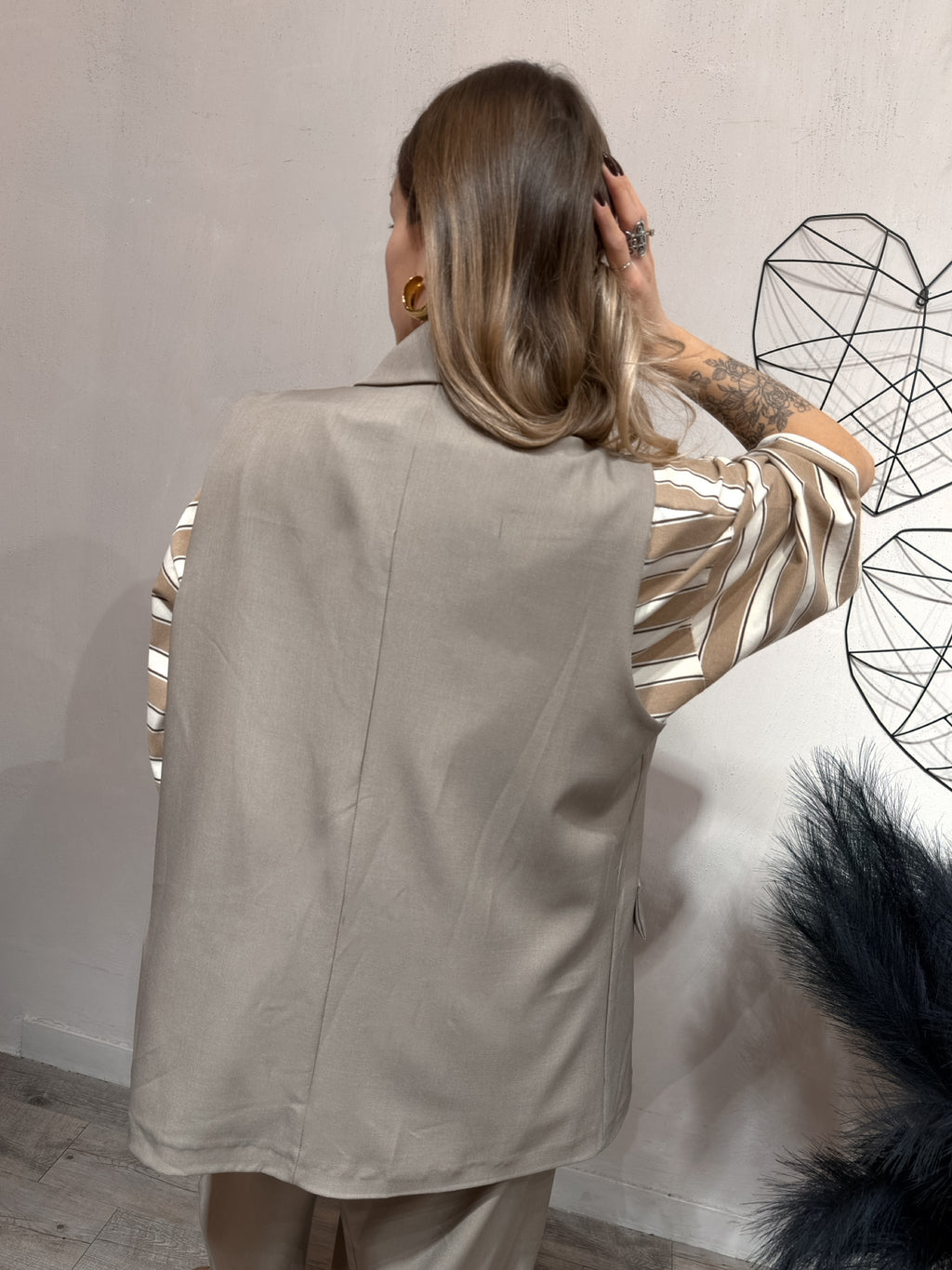Gilet Ginevra Oversize +colori