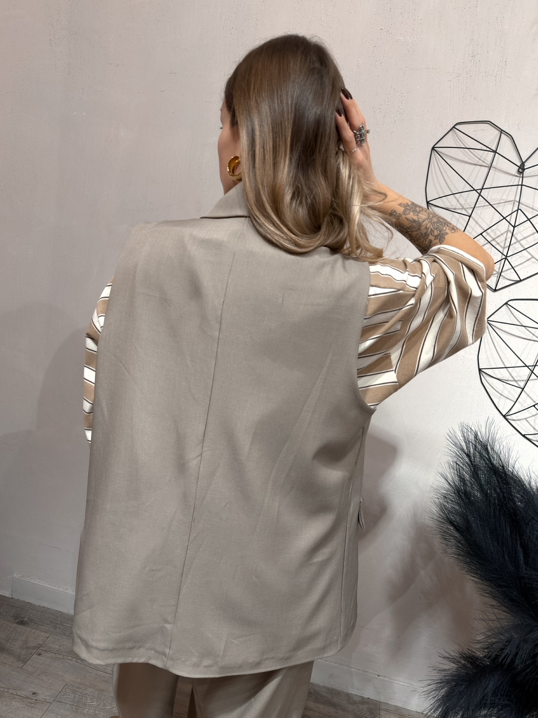 Gilet Ginevra Oversize +colori