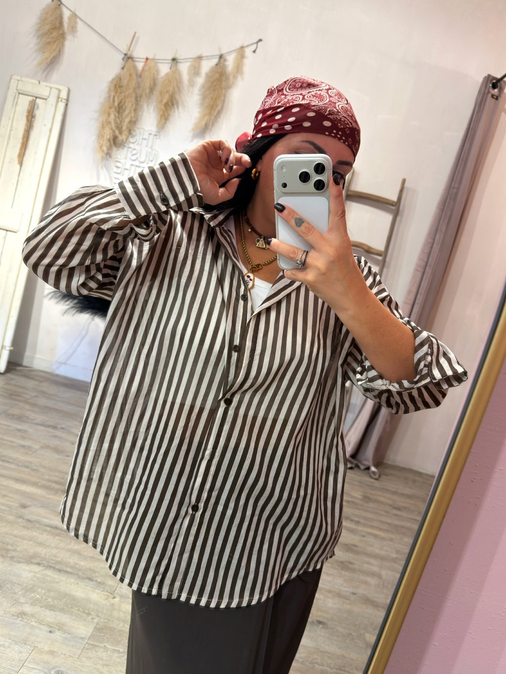 Camicia Over Righe +colori