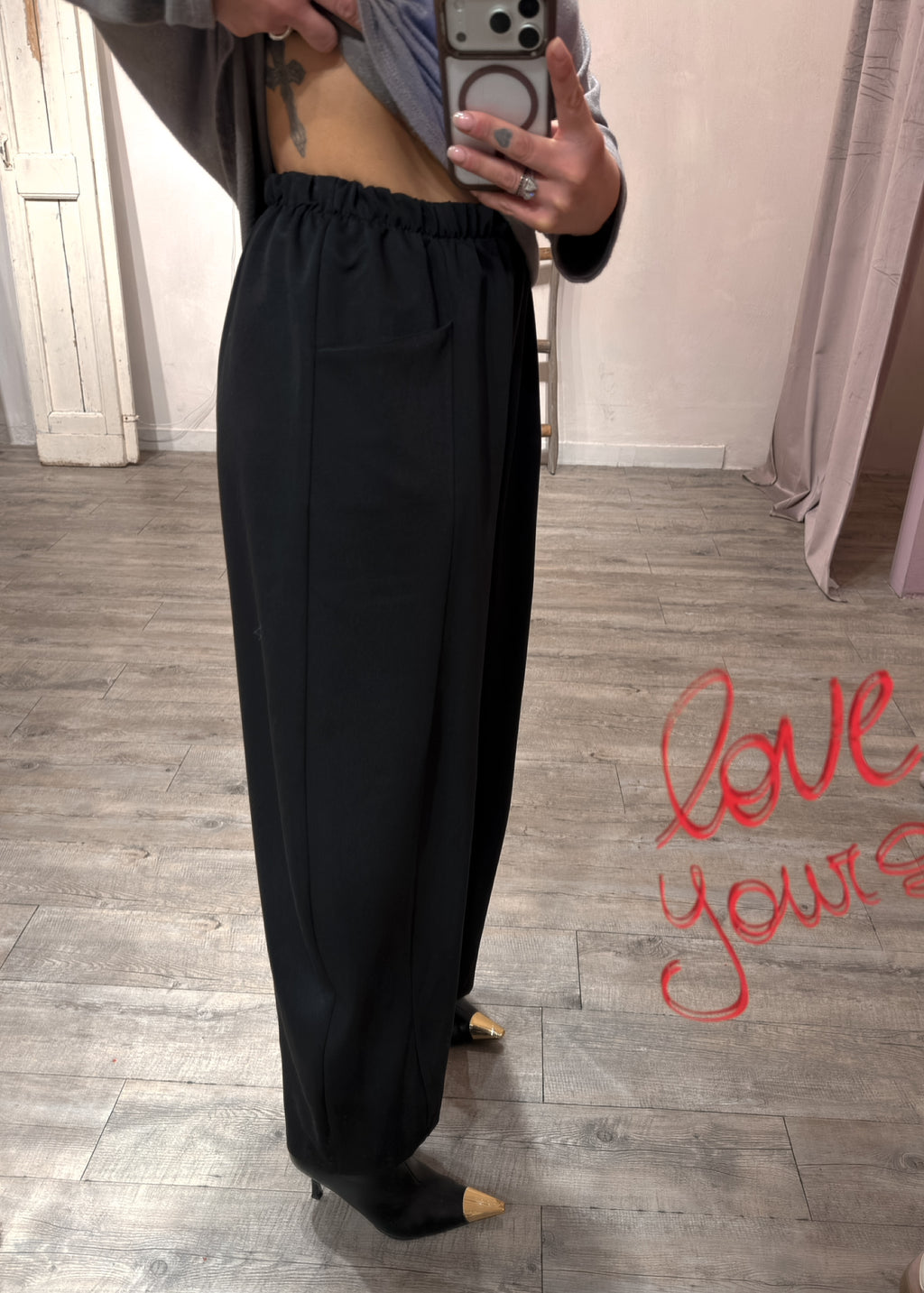 Pantalone Carota tasche Ginevra +colori