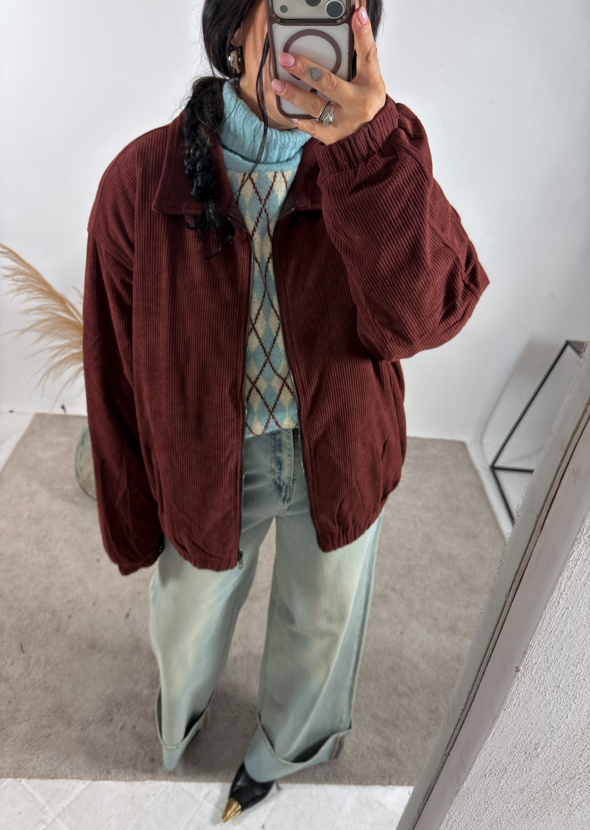 Bomber Oversize Costine Velluto 24Colours