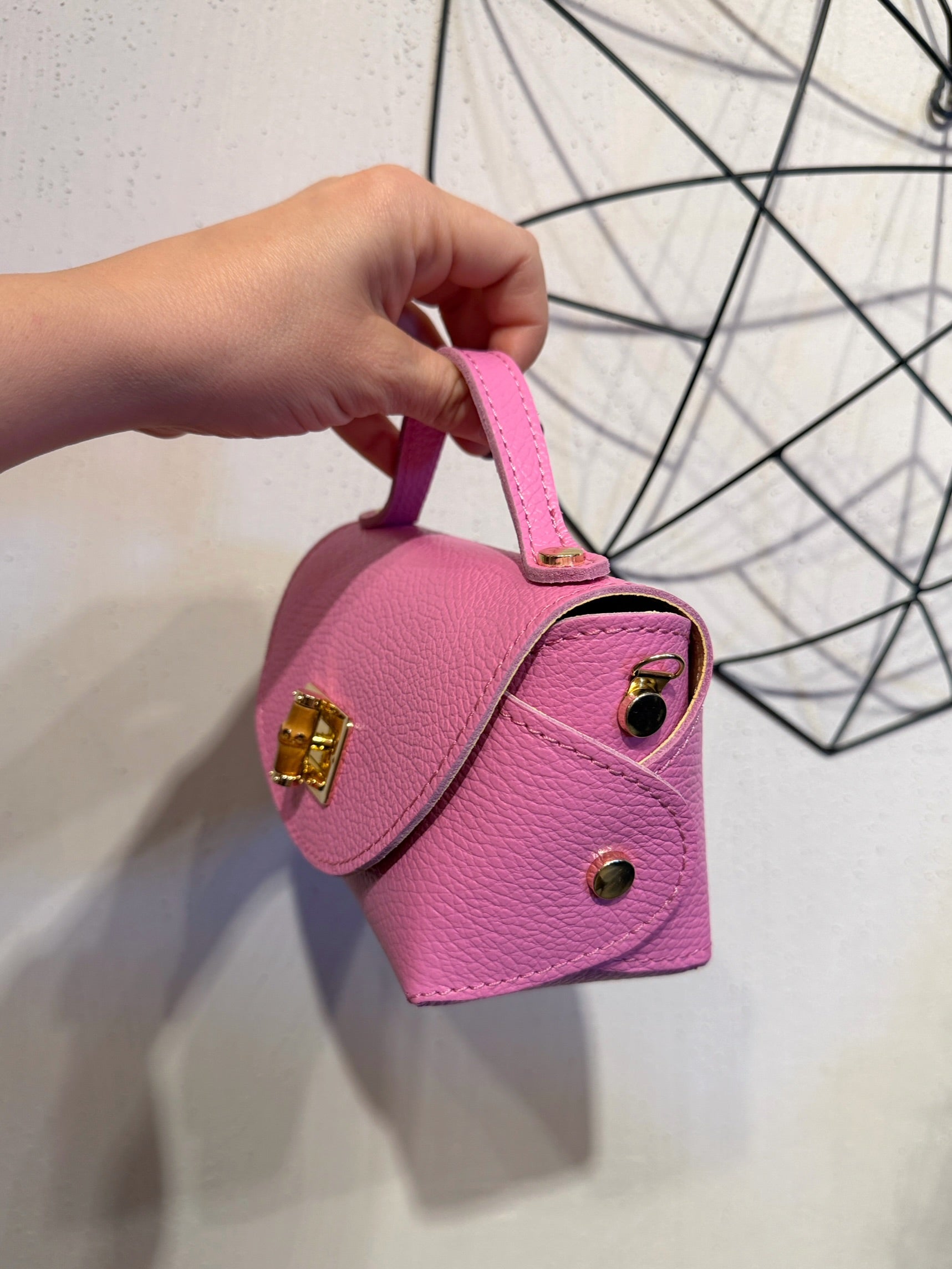 Mini Bag Bauletto Vera Pelle +Colori