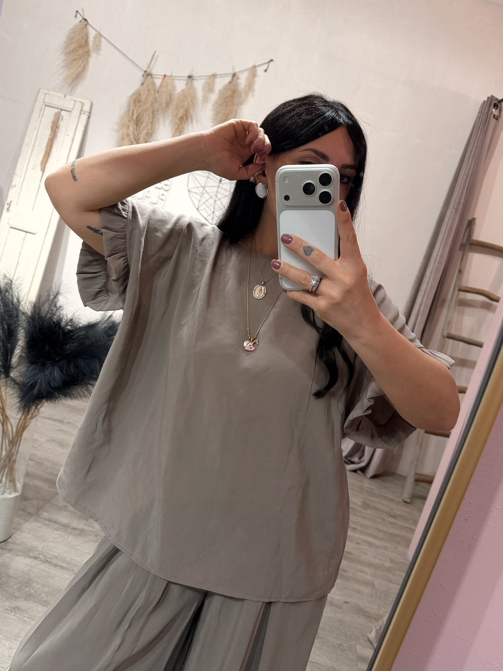 Blusa Parisienne Viscosa Lavata +colori