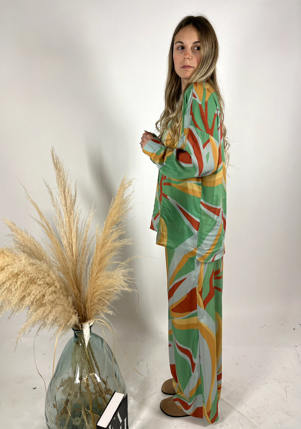 Pantalone Viscosa Fluida Vintage