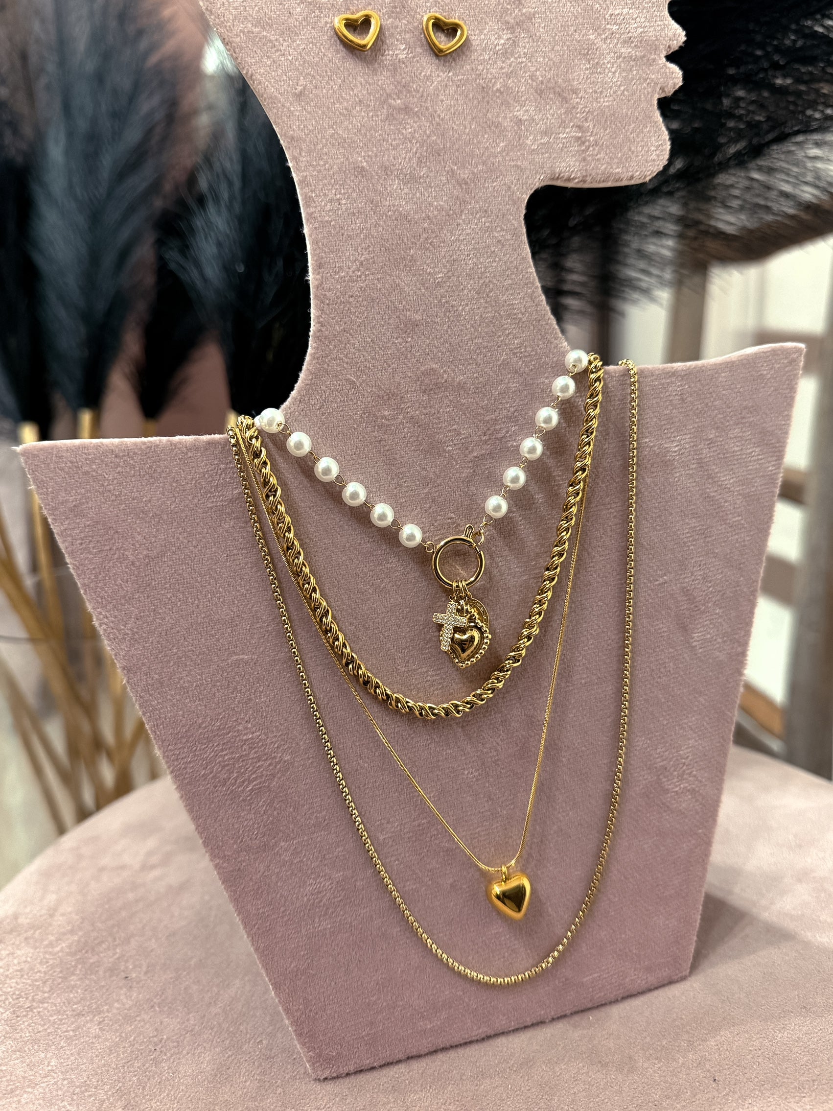 Mix Collane Perla Oro + varianti