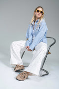 Camicia Celeste Bacchetta Bianco YouDecide