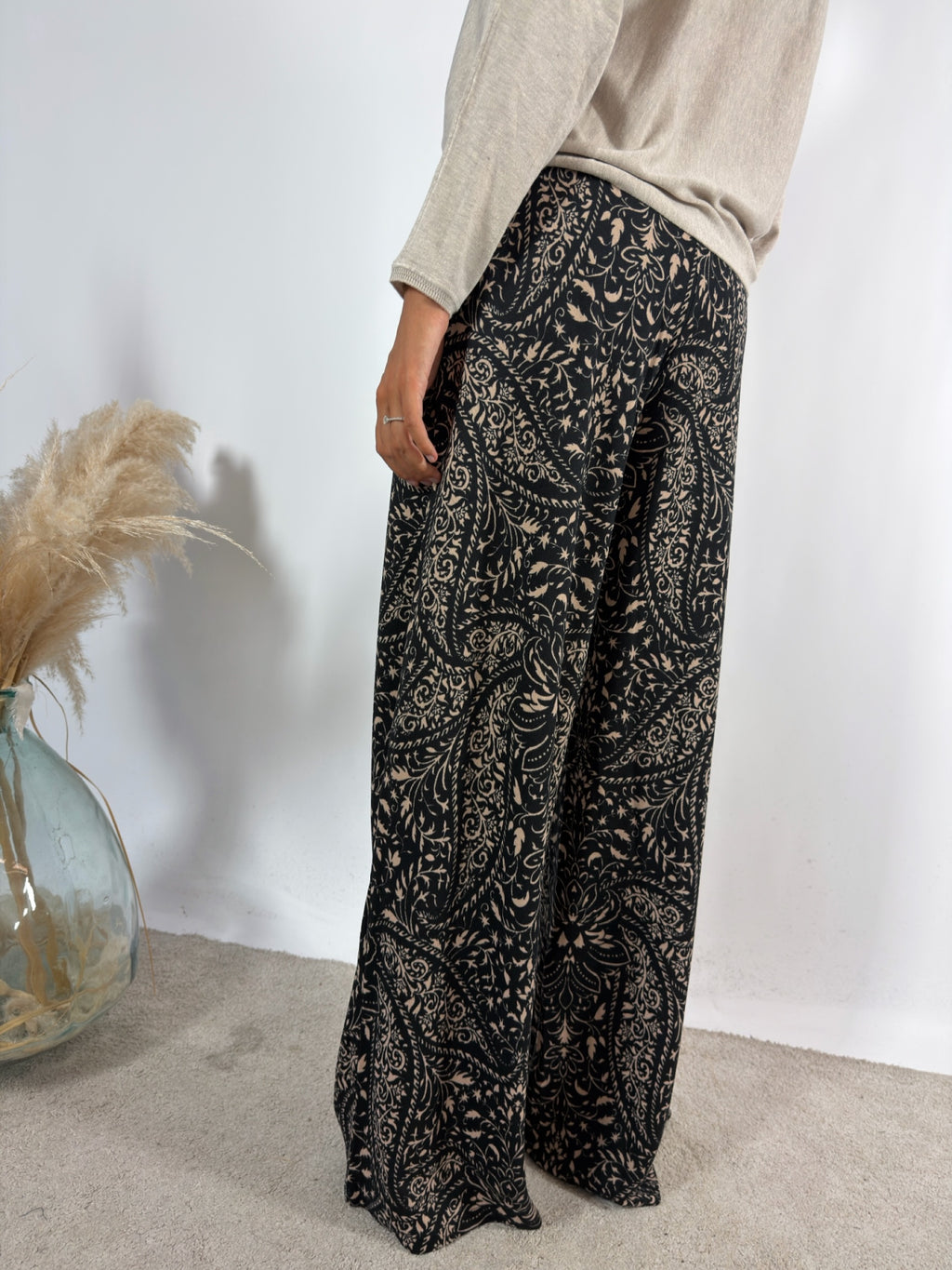 Pantalone Fluido Damasco Surkana