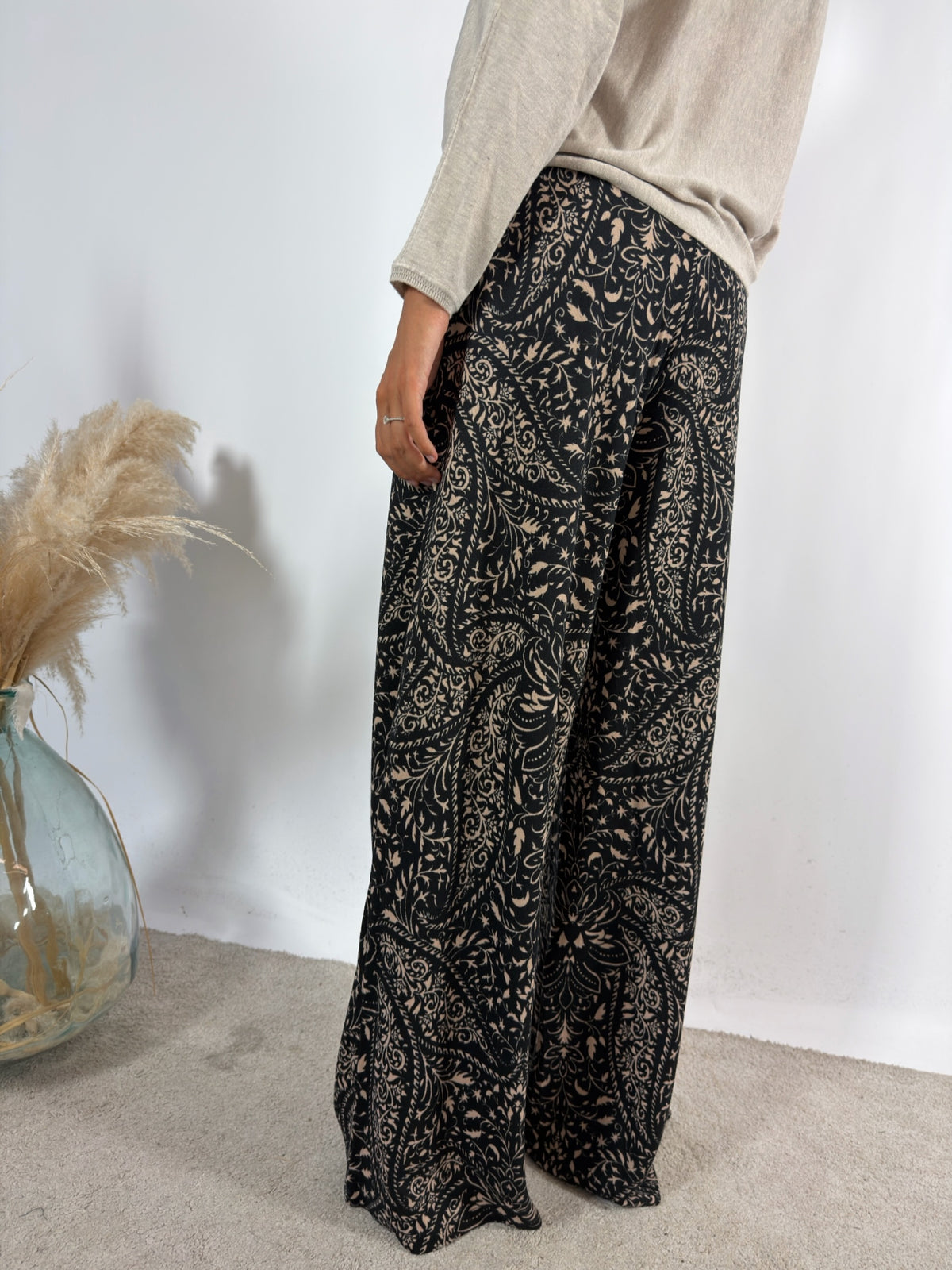 Pantalone Fluido Damasco Surkana