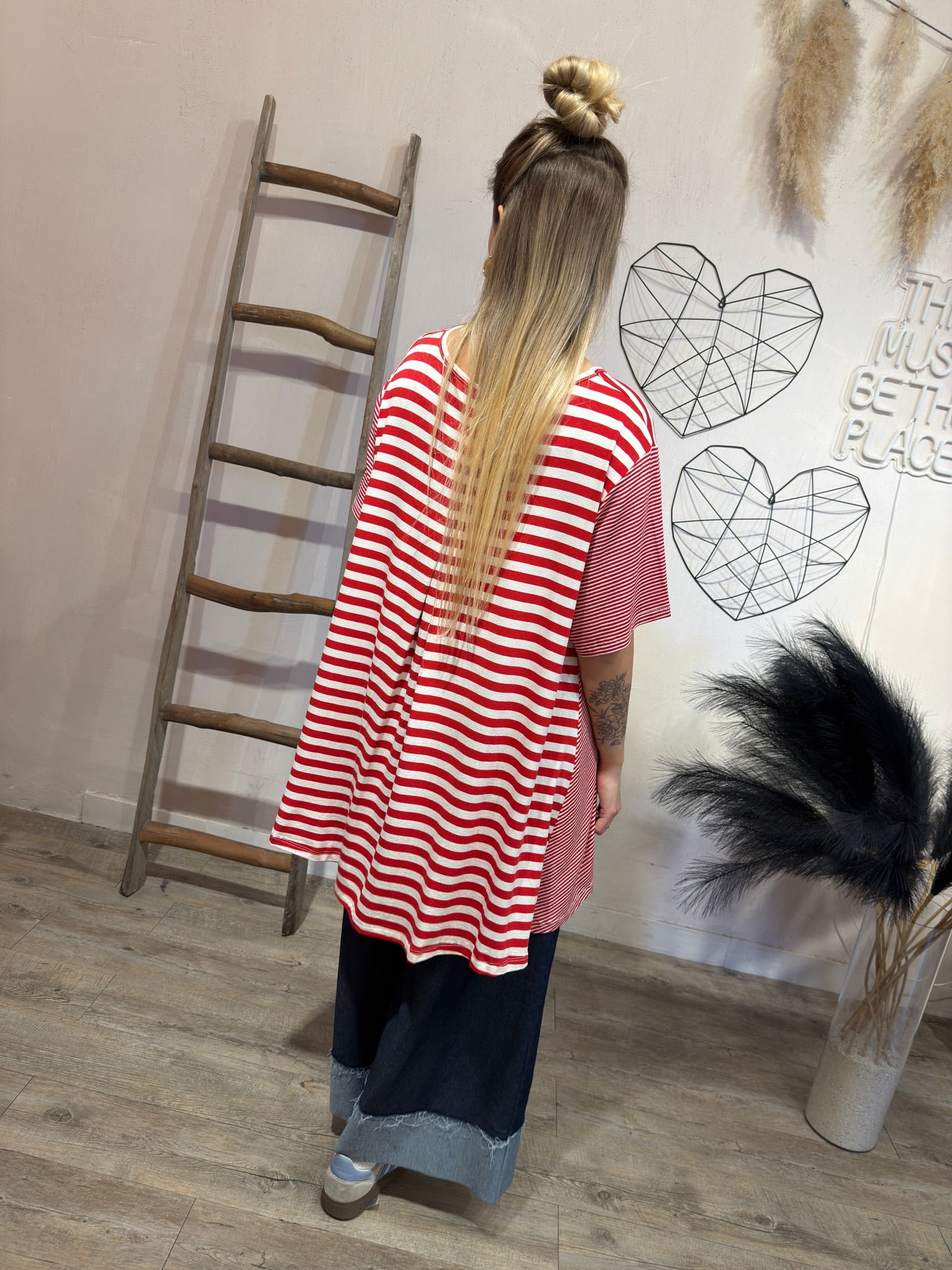 Maxi T-shirt Righe Felicia +colori