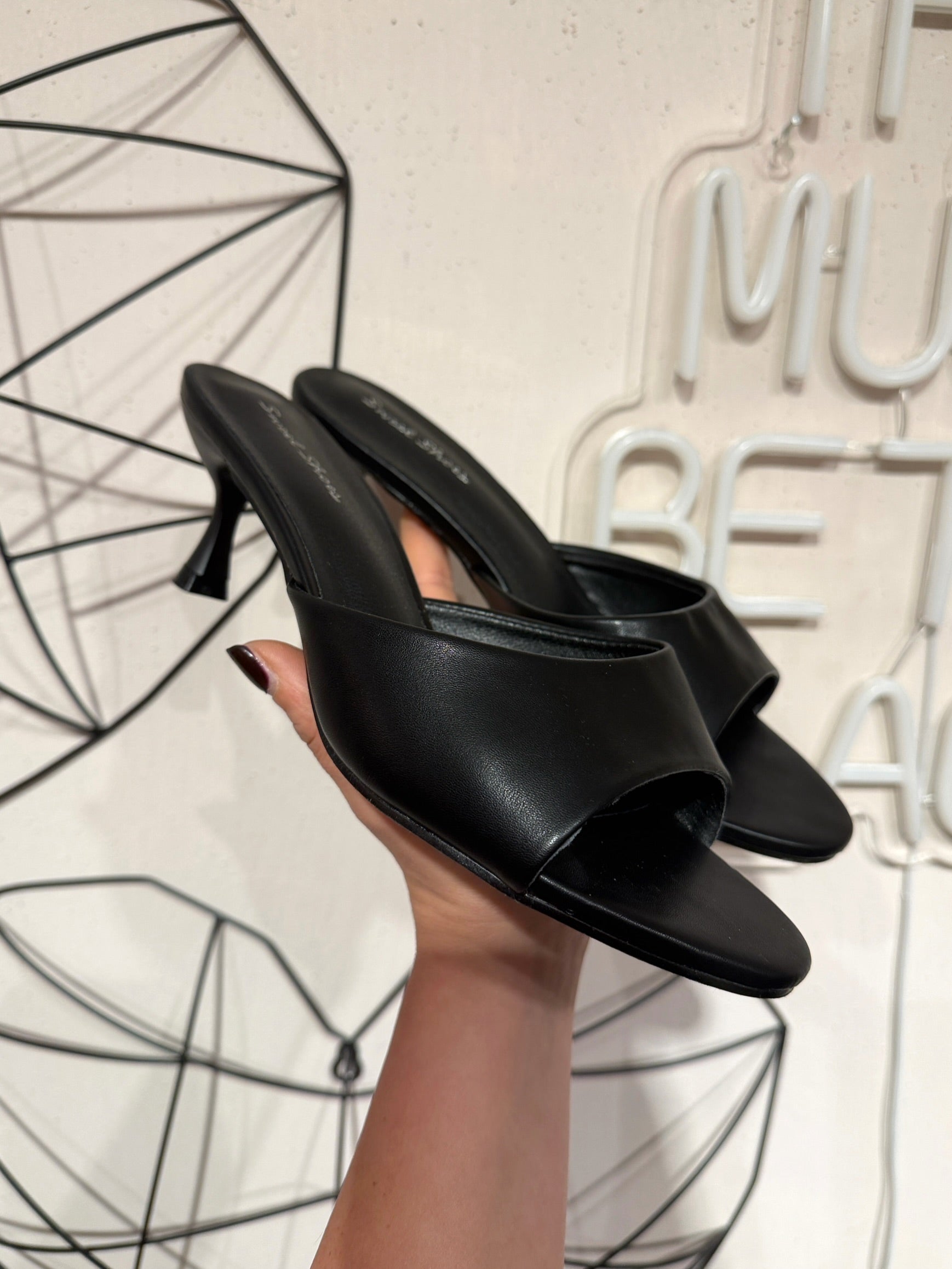 Sandalo Mules Nero