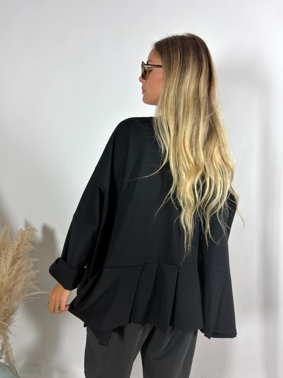 Maxi Felpa Ambra Punto Milano +colori