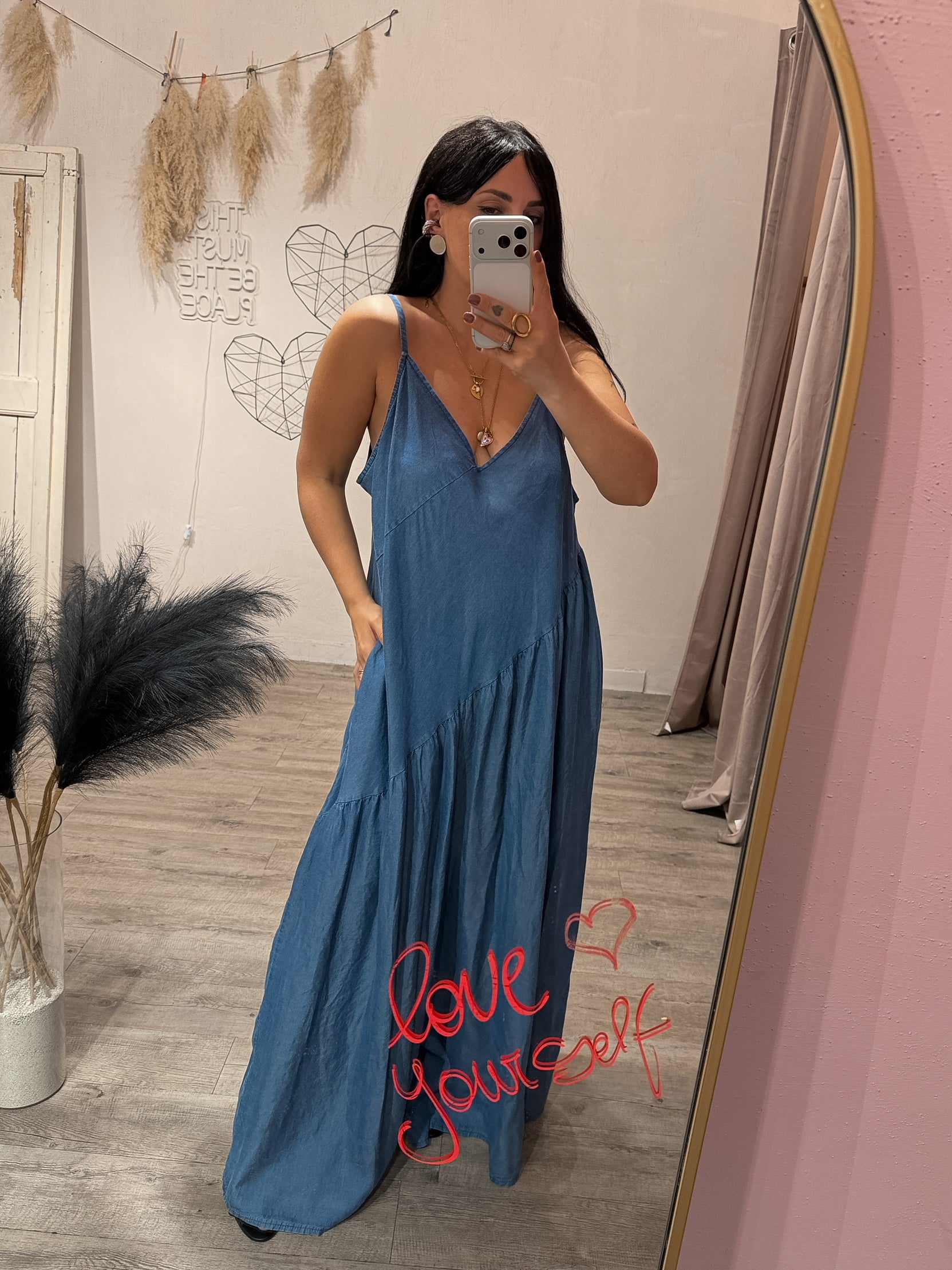 Maxi Jumpsuit Tessa Denim +colori
